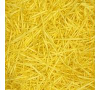 LKQBBSZ Paquete de pasto de rafia de Pascua, papel reciclable para relleno de cesta de Pascua, relleno creativo de huevos de decoración, envoltura de regalo (amarillo)