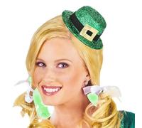 LKQBBSZ Pinzas para el cabello verdes del día de San Patricio para mujeres y niñas, accesorios para el cabello con trébol irlandés