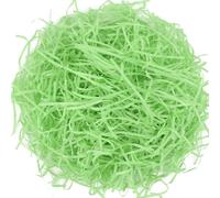 LKQBBSZ Relleno de papel de corte arrugado para envolver regalos, caja de regalo de Pascua, relleno de cesta de relleno, reciclable, manualidades, confeti, hierba, para el día de San Valentín (verde)