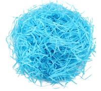 LKQBBSZ Relleno de papel de corte arrugado para envolver regalos, caja de regalo de Pascua, relleno de cesta de relleno, reciclable, manualidades, confeti, hierba, para el día de San Valentín (azul)