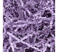 LKQBBSZ Relleno de papel de corte arrugado, relleno de papel de rafia triturado para regalos, cestas de regalo, relleno de caja, suministros de fiesta de Pascua (morado)