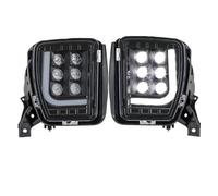 LKRGBXA Faros Delanteros Conjunto 2 Luces Antiniebla LED Para Dodge Para Ram 1500 2013-2017 2018 Luces Antiniebla Para Parachoques Camioneta Enchufar Y Usar Faro Principale Fari(Fog Light Style 2)