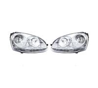 LKRGBXA Faros Delanteros Conjunto Lentes Faros Halógenos Delanteros Automóvil Para VW Para Golf 5 MK5 Para GTI Para Jetta 2005-2009 Iluminación 1K6941040B Faro Principale Fari(9 Lines 1 Pair)