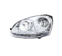 LKRGBXA Faros Delanteros Conjunto Lentes Faros Halógenos Delanteros Automóvil Para VW Para Golf 5 MK5 Para GTI Para Jetta 2005-2009 Iluminación 1K6941040B Faro Principale Fari(9 Lines left)