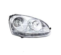 LKRGBXA Faros Delanteros Conjunto Lentes Faros Halógenos Delanteros Automóvil Para VW Para Golf 5 MK5 Para GTI Para Jetta 2005-2009 Iluminación 1K6941040B Faro Principale Fari(6 Lines right)