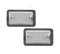 LKRGBXA Luz Matrícula LED Para Fiat Para Abarth 500 595 695 500C 595C 695C 312 2007-2020 Lámpara Luz De Placa Matrícula LED Blanca Sin Errores OEM #: 51800482 Luces Matrícula Coche