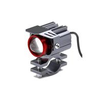 LKRGBXA Motocicleta Faro Foco LED Auxiliar Motocicleta 160W 50000LM Luz Exterior Dos Tonos Para Conducción Scooter Para ATV(1pc yellow white)