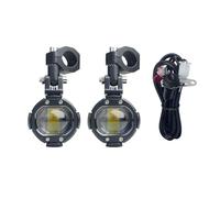 LKRGBXA Motocicleta Faro Luz Auxiliar Led Blanca/amarilla Para Motocicleta Foco Conducción Para R1200GS F800GS F700GS F650 K1600 100W(Light and wire)