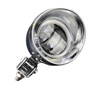 LKRGBXA Motocicleta Faro Para Cruceros Para Helicópteros Para Personalizado 25W 4 ''cromo Tipo Bala Motocicleta Faro Delantero Retro LED Lámpara Luz Antiniebla