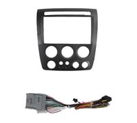LKRGBXA para Hummer para H3 2005-2010 9 Pulgadas Radio Coche Fascias Estéreo Android 2 DIN Unidad Principal Panel Tablero Marco Embellecedor Kit Panel Marco Radio