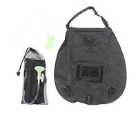 LKRPOUTYR Bolsa de ducha de 20 L con energía solar para exteriores, bolsa de baño portátil calentada por el sol para acampar, ducha de PVC de 5 galones con indicador de temperatura y cabezal