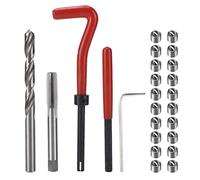LKRPOUTYR Thread Repair Kit M8x1.25mm, S Coil Set, Tap Dt with Bit and Hex Wrench, Complete Thread Repair Tools for and Mainnce