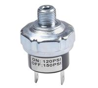 LKRXW Interruptor de Presión para Compresor de Aire 120-150 PSI Presostato para Bomba Aire 1/8" NPT Interruptores Control Válvula Compresores Automático Protección CC 12V 24V CA 220V