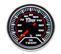 LKRXW Medidor de Temperatura del Aceite para Coche 52mm Indicador de Termómetro Auto 12V Blanco Luz Puntero Manómetro Temperatura Aceite Automóvil Instrumento Aguja Celsius