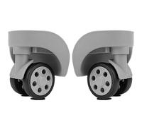 LKSGJSNB Ruedas de Repuesto para Maletas, Gris 360 Grados Giratorio Equipaje Rueda silenciosa Maleta reemplazo reparación Ruedas Piezas Spinner (W251#)