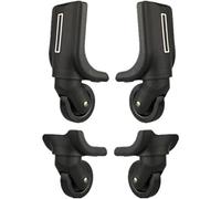 LKSGJSNB Ruedas de Repuesto para Maletas, (Juego de 2 Pares) Ruedas de Repuesto for reparación de Silencio Giratorio de 360 Grados, Ruedas for Maleta, Piezas giratorias (W194#)