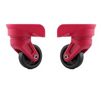 LKSGJSNB Ruedas de Repuesto para Maletas, Rueda giratoria de 360 Grados for Equipaje, Rueda silenciosa, Repuesto de Maleta, Ruedas de reparación, Piezas giratorias (W321#)(Red)