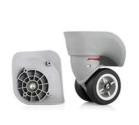 LKSGJSNB Ruedas de Repuesto para Maletas, Rueda giratoria de 360 Grados for Equipaje, Rueda silenciosa, Repuesto de Maleta, Ruedas de reparación, Piezas giratorias (W042# L Szie)(Gray)