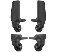 LKSGJSNB Ruedas de Repuesto para Maletas, Rueda giratoria de 360 Grados for reparación de Equipaje, Repuesto de Ruedas for Maleta, Piezas giratorias (W128#)(Set of 2 Pair)