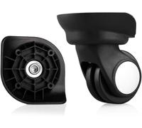 LKSGJSNB Ruedas de Repuesto para Maletas, Rueda silenciosa giratoria de 360 Grados for Equipaje, Repuesto de Maleta, Piezas de Ruedas giratorias (W003#)