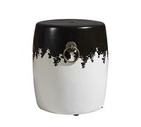 LKSGJSNB Taburete de Tambor Redondo de cerámica, Taburete de Piano de Muelle Bordado, Adornos de cerámica Retro, Nuevo Muelle de Porcelana de Colores de Estilo Chino. (Color : F)(A)