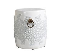 LKSGJSNB Taburete de Tambor Redondo de cerámica, Taburete de Piano de Muelle Bordado, Adornos de cerámica Retro, Nuevo Muelle de Porcelana de Colores de Estilo Chino. (Color : F)(G)