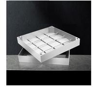 LKSGJSNB Tapa de alcantarilla empotrada, Tapa de Tanque séptico empotrada con Marco, Tapa de Registro Invisible de Acero Inoxidable 304(5cm,80 * 80cm/31.5 * 31.5in)