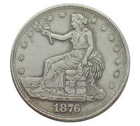 LKTingBax 1876 - Monedas de níquel conmemorativas de monedas de un dólar estadounidense, moneda de níquel para papá, amigos, marido, para hacer la vida más fácil