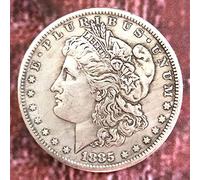 LKTingBax 1885 - Monedas históricas de un dólar estadounidense, moneda antigua conmemorativa de dólar, hobo de níquel águila para papá/novios/marido haciendo la vida más fácil