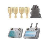 LKTOP 2 pares de palancas de control remoto para Mini 3/Mini 3 Pro/Mini 4 Pro/Air 3/Air 2S/Mavic 3/Mavic 3 Pro/Mavic 3 Classic, accesorios de repuesto para joystick DJI (oro)