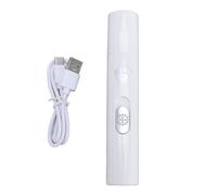 LKUREASDR Cortauñas para Perros, Molinillo de uñas para Mascotas con batería Recargable de 350 mAh, cortaúñas eléctrico silencioso para Perros y Gatos, Herramienta de Aseo Segura con Cable (Blanca)