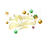 Lkvent Decoraciones de Ventanas Adhesivos navideños for Ventana, Doble Cara, Dorados, for Fiestas navideñas, hogar y Ventana. Invierno(2XL)