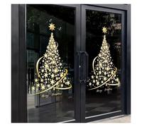 Lkvent Decoraciones de Ventanas Pegatinas navideñas for Ventanas con Copos de Nieve for Decorar el hogar, la Oficina y Las Tiendas. Invierno(2pcs)