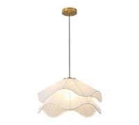 Lkvent lampara Luces colgantes de granja de araña de flores modernas | Lámpara colgante creativa con pantalla de tela, for comedor, dormitorio, sala de estar