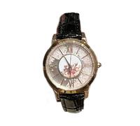Lkvent Reloj Inteligente Reloj de Cuero for Mujer, clásico, con números Romanos, Resistente al Agua, de Cuarzo, San Valentín. Deportivo(Noir)