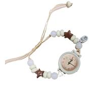 Lkvent Reloj Inteligente Reloj de Pulsera for Mujer Hecho a Mano, Reloj de Pulsera de Nailon Envolvente Tejido a la Moda, Relojes Sencillos, un Gran Regalo for Mujeres. Deportivo(Rainbow Numerals)