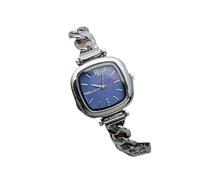 Lkvent Reloj Inteligente Relojes Cuadrados for Mujer, Reloj de Cuarzo con Pantalla analógica, Caja metálica y Pulsera, Relojes de Pulsera de Vestir Casuales de Moda. Deportivo(BLU)