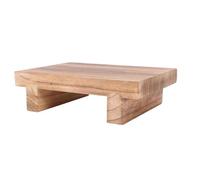 Lkvent Taburete Taburete de Madera con escalón for Cambiar Zapatos, Banco Auxiliar Multiusos con elevación de Altura for baño, Cocina y Sala de Estar. Plegable