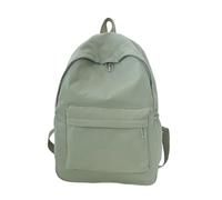 Lkvent trabajar Mochila básica, ligera y sencilla for la escuela secundaria, la universidad, viajes, portátil, informal De regreso a la escuela(Light green)