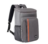 Lkvent trabajar Mochila térmica de gran capacidad a prueba de fugas for el almuerzo, ideal for picnic, ideal for almacenar alimentos y bebidas al aire libre. De regreso a la escuela(Grey)