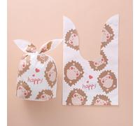 Lkw Ogechi 50 Piezas Bolsa de Dulces con Cordón, 13.5x22 CM Bolsas de Regalo de Caramelos Resellables en 9 Estilos, Lindas Bolsas de Embalaje de Alimentos de Plástico de Dibujos Animados