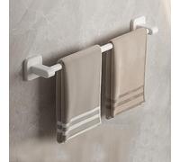 Lkw Ogechi Toallero de 40 CM de Largo, Toallero Autoadhesivo Impermeable, Toallero a Prueba de Humedad, Toallero Pared para Uso en Baño y Cocina, Toallero de Baño de Acero Inoxidable sin Perforación