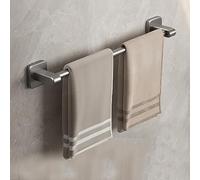 Lkw Ogechi Toallero de 40 CM de Largo, Toallero Autoadhesivo Impermeable, Toallero a Prueba de Humedad, Toallero Pared para Uso en Baño y Cocina, Toallero de Baño de Acero Inoxidable sin Perforación