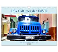 LKW Oldtimer der UdSSR - Sowjetische Lastkraftwagen in Kuba (Wandkalender 2026 DIN A4 quer), CALVENDO Monatskalender: LKW-Oldtimer der führenden Marken der UdSSR in Kuba