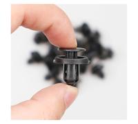 LKWVQRQE 10/20 / 50pcs 8mm Diameter 8mm Black Vehicle Car Bumper Door Panel Fender Liner Clips Retainer Plastic Auto Fasteners Rivets Clips Bumper Retainer(10pcs)
