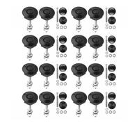 LKWVQRQE 16 PCS Push Button Quick Release Hood Bonnet Pins Lock Clip Car Bumper Latch Kit Bumper Retainer Clips Retainer Clips