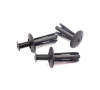 LKWVQRQE 20Pcs 8mm Hole Extended Universal Automotive Bumper Fender Plastic Fastener Rivet Clip Screw Expansion Buckle For All Cars Bumper Retainer Clips(Black 20PCS)