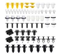 LKWVQRQE 70PCS Body Interior Retainer Clips Rivets Set,Compatible For Tesla,Model Y 3 X S Door Trim Panel Clip Bumper Box Buckle Hood Trunk