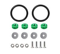 LKWVQRQE Aluminum Bumper Fixation Car Bumper Clips Car Fasteners For Accessories Interior Spare Parts Surround Buckle Retainer Clips Retainer(Green)