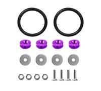 LKWVQRQE Aluminum Bumper Fixation Car Bumper Clips Car Fasteners For Accessories Interior Spare Parts Surround Buckle Retainer Clips Retainer(Purple)
